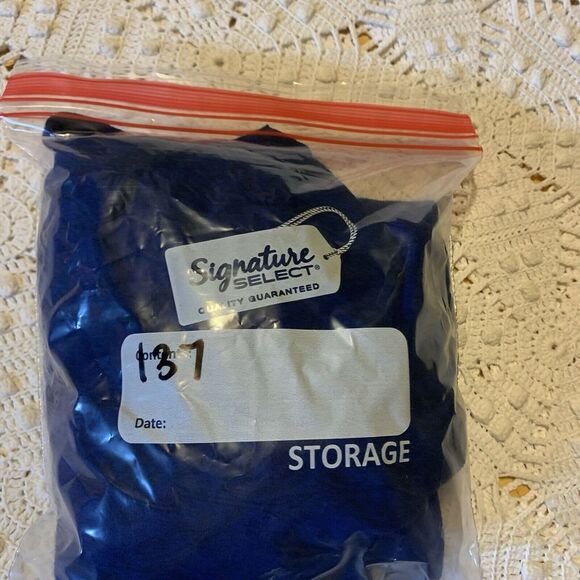 Vintage VTG Y2K xhilaration Dress - Small - Blue Black Floral Cinch Bust Mini - Picture 10 of 10